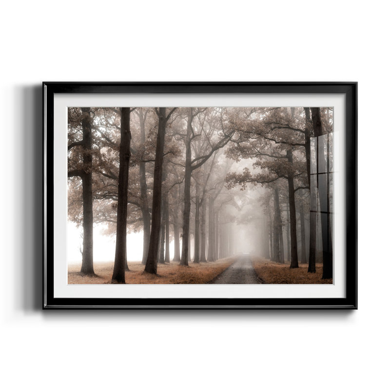 Misty Road - Print, Black, 26.5" H x 36.5" W x 1" D