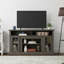 Meuble télé 65 po, meuble télé classique avec rangement ouvert et fermé-996315178