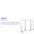 Transparent Acrylic Mobile Partition With Lockable Casters, 72"H X 24"L (3 Sections Included)-52128614