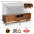 Acacia Elara Walnut Wood TV Stand for TVs up to 80", Solid Wood Walnut Media Console Entertainment Center with Storage Cabinet and Cable Management-1686219965