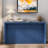 Console Table With Simple Lines And Rear Panel-2134829029