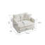 Fauteuil d'appoint moderne avec repose-pieds-1058689090