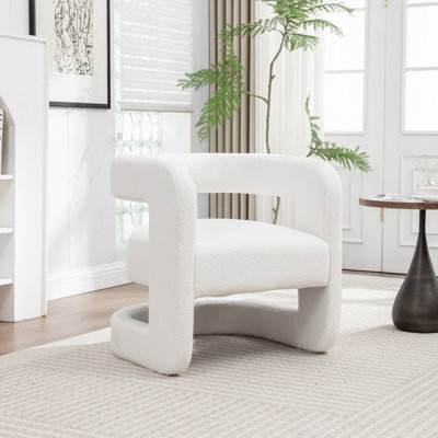 Modern Upholstered Barrel Chair