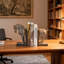 Serre-livres décoratifs en résine patiné à motif cheval moderne et contemporain (ensemble de 2)