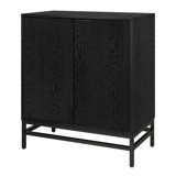 Demello 28" Wide Rectangular Accent Cabinet in Alder
