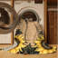  Tapis lavable en coin tournesols-985819570