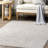 Nikita SpinClean Faded Geometric Machine Washable Area Rug-1854566441