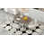 Brun + blanc antique / blanc antique