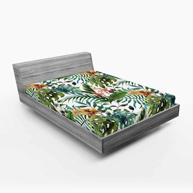 Ensemble de 2 draps-housse Ambesonne, Ensemble de draps pour très grand lit