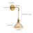 Adjustable Gold Vintage Wall Lamp