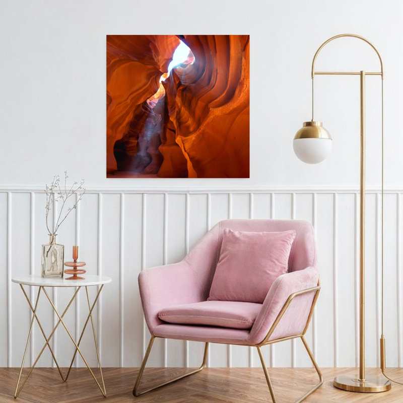 Art mural abstrait contemporain C C, H 32 po x l 32 po