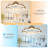 Starry Night Light 28" LED Gold Ceiling Fan with Dimmable Light and Remote Low Profile Fans