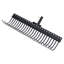 60" Behind Landscape Rake for Tractor, Tow Dethatcher Rake with 24 Steel Coil Tines and 2" Receiver,  Fit for 3-point Suspension Systems-116179850