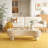 Irregular Coffee Table With Flip Top And Hidden Storage Compartment