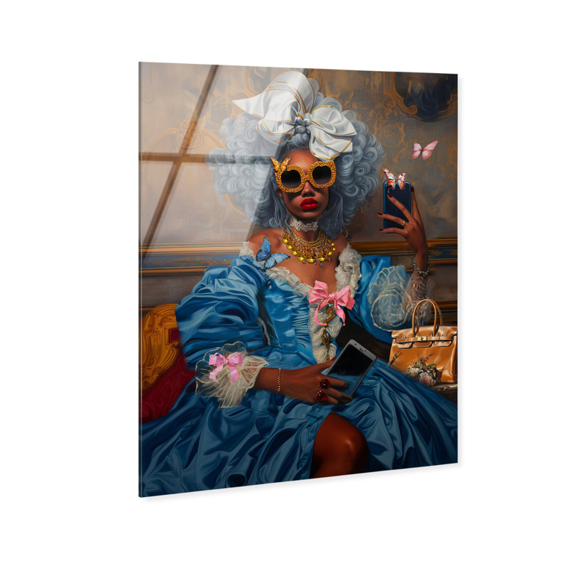French Empress Issa Canvas People Print by Oliver Gal, 20"H x 16"W, High-Gloss Acrylic Print