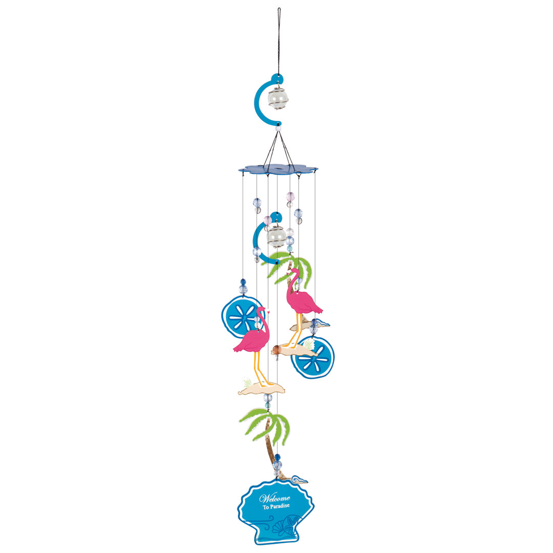 Tripolia Metal Animals Wind Chime Breakwater Bay
