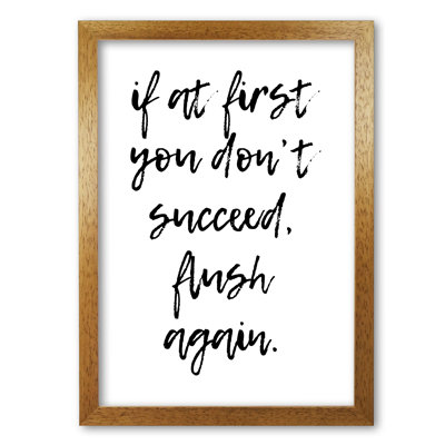 Flush Again - Print