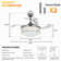 Emerito 42'' Ceiling Fan with LED Lights