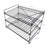 Syreeta 16" x 12.5" x 10" Wire Rack for Countertop Use with 3 Open Shelves, Black