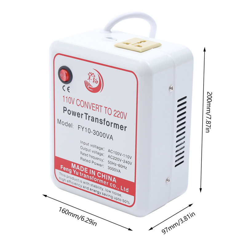 3000W Electronic Transformer Converter from 110V to 220V