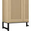 Armoire décorative en rotin avec 2 portes et placard décoratif-1022726431