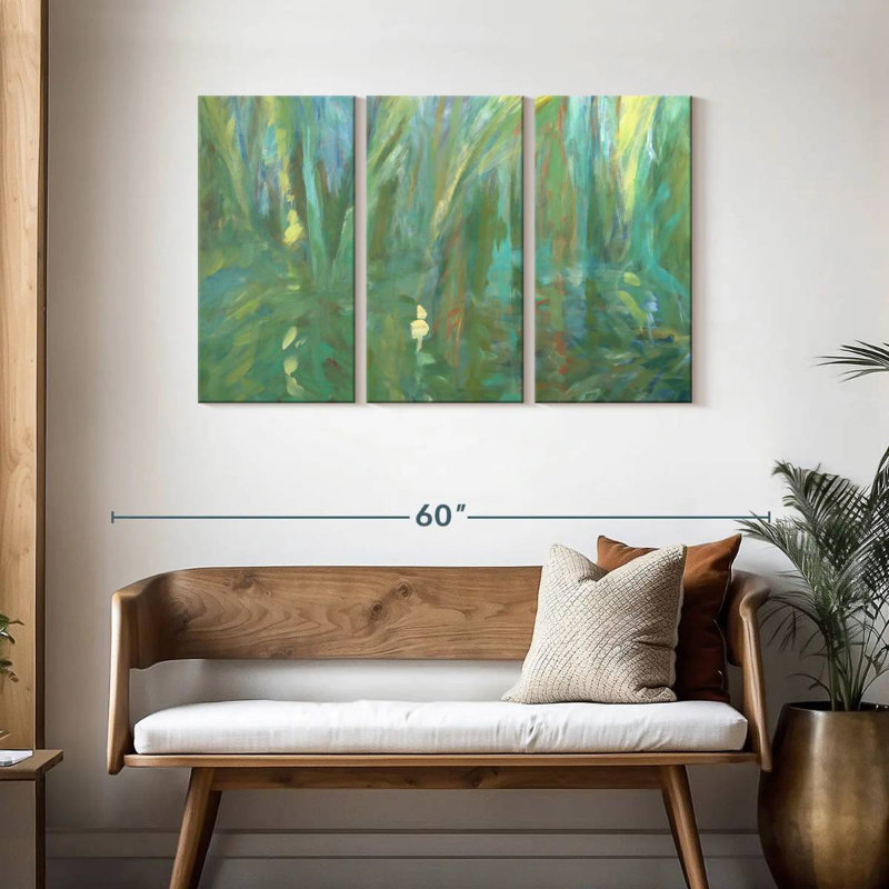 Diptyque des alizés II, H 28 po x l 45 po