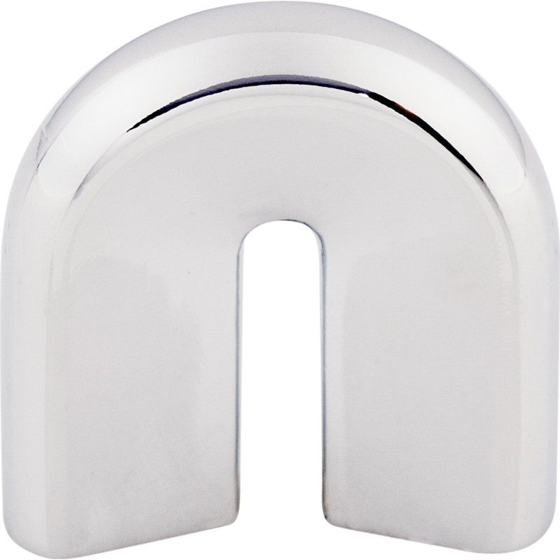 Crescent Bar pull, Polished Chrome, 3/4" Center to Center