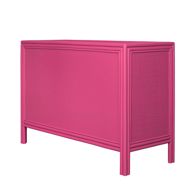 Aruba 6 - Drawer Dresser, Hot Pink