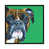Toile avec cadre flottant noir sélectionné