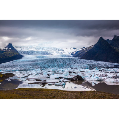 Iceland's Largest Glacier - Wrapped Canvas Print