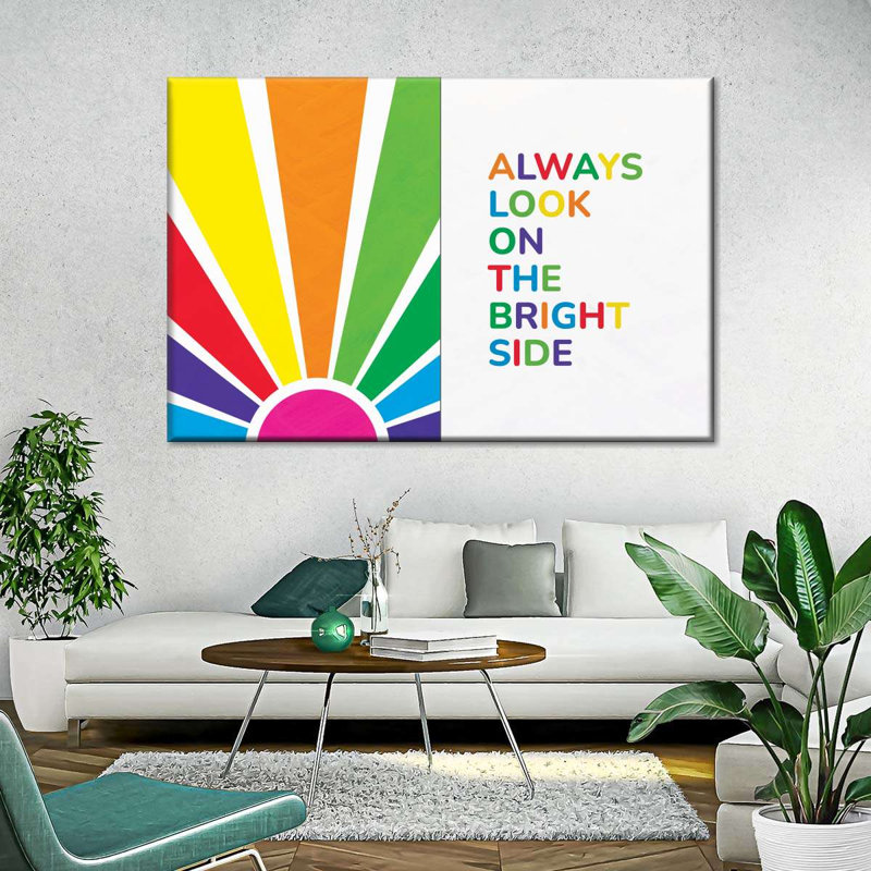 " Kids Inspirational II Canvas Print " by IvaCuddlyMural, 8" H x 12" W x 1" D