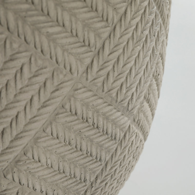 Round Concrete Planter