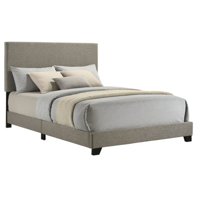 Dorian Fabric Upholstered Twin Panel Bed Cream