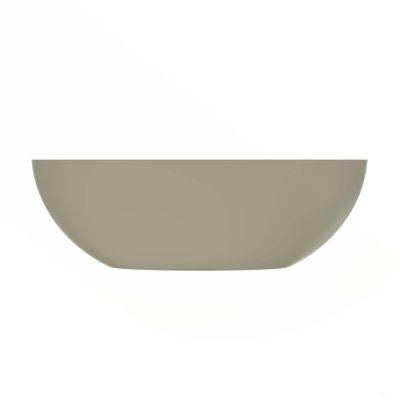 66.9 Inch Freestanding Solid Surface Soaking Bathtub For Bathroom