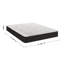 Matelas hybride à ressorts, matelas dans une boîte - matelas de qualité supérieure -287096722-295685518