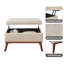  Ensemble de canapé-lit capitonné l 65 po avec repose-pieds-1108487146