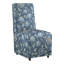 Chaise d'appoint rembourrée Colette avec roulettes-1534172656