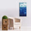  «Deep Blue 1» par Alicia Ludwig, art mural sur toile-1193635930