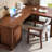 Nut-brown Rectangular Solid Wood desk-1731349639-1731349656