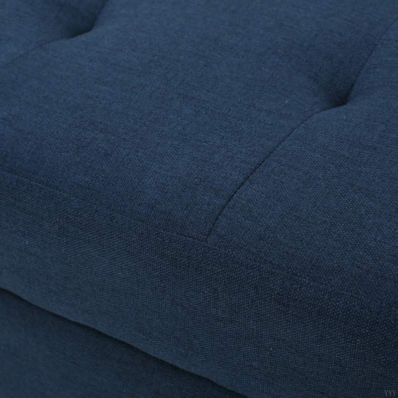STORAGE OTTOMAN, Navy Blue