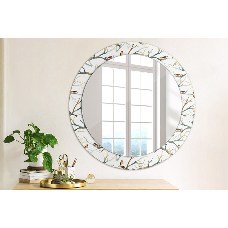 Huldar Glass Flat Wall Mirror