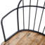Chaise de salle à manger d'intérieur avec pieds en métal (ensemble de 2)