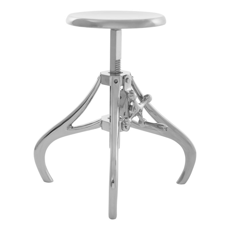 Cozart Adjustable Height Counter Stool with Metal Frame