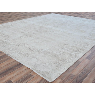 Shaniqa One-of-a-Kind 9'8" X 12'5" 1960s Area Rug in Ivory
