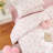 Nayoroom Cartoon Pink Bowknot Pattern On White Duvet Cover Set Teens Gentle Soft Home Cozy And Breathable Bedding Set-109511938