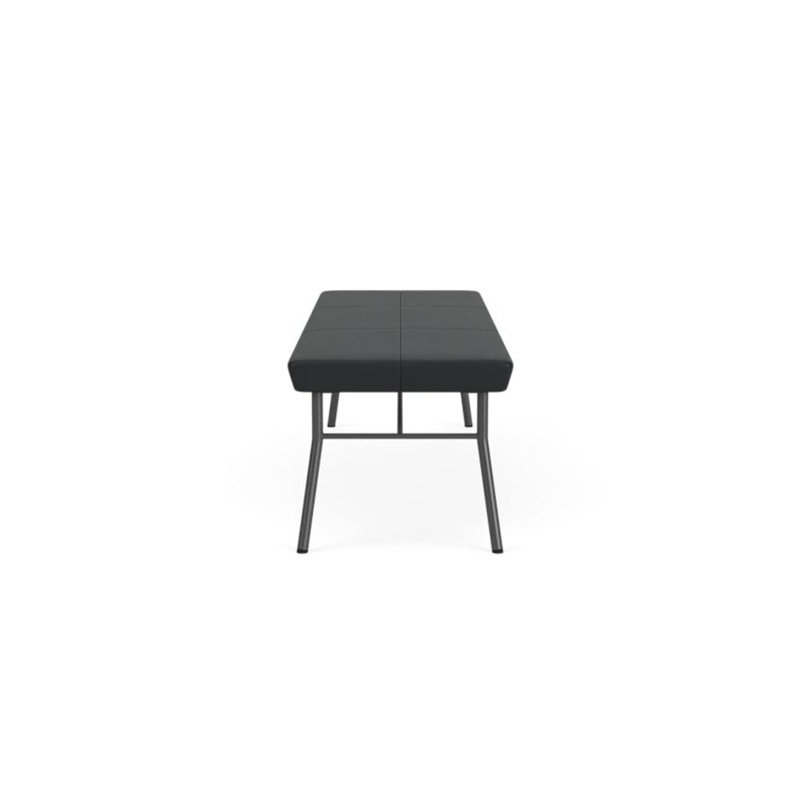 Lesro Banc en métal Mystic, Gris anthracite, Modena graphite