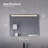 ANZZI Rectangular Frameless LED Back Lighting Bathroom Mirror with Defogger-1688189960