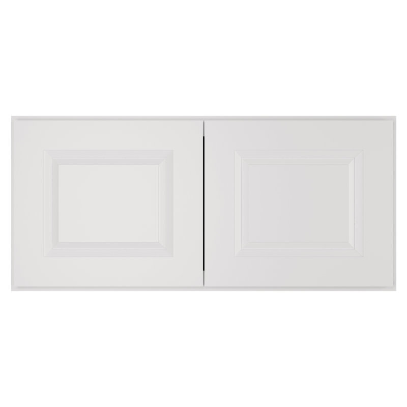 Armoire murale standard en contreplaqué, Style Shaker gris anthracite, H 15 po x l 33 po x P 24 po