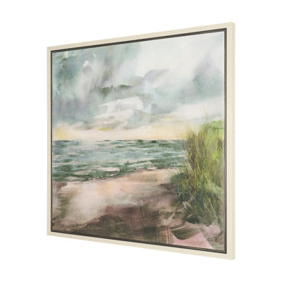 Harillaq View II By Studio Hand Embelished Textured Framed Canvas Artwork