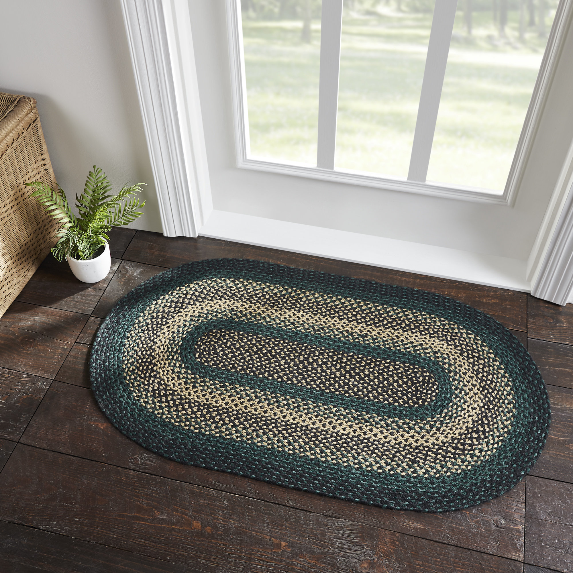 August Grove Pine Grove Jute Rug W/ Pad - Wayfair Canada